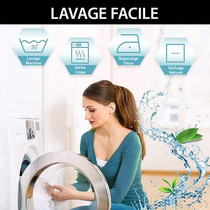 Witte vitrage voor buitengebruik op terras