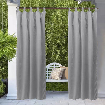 Lila waterafstotend buitengordijn voor terras