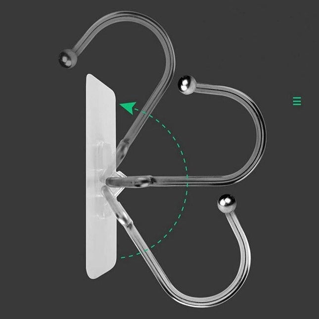 Zelfklevende RVS wandhaak zonder boren