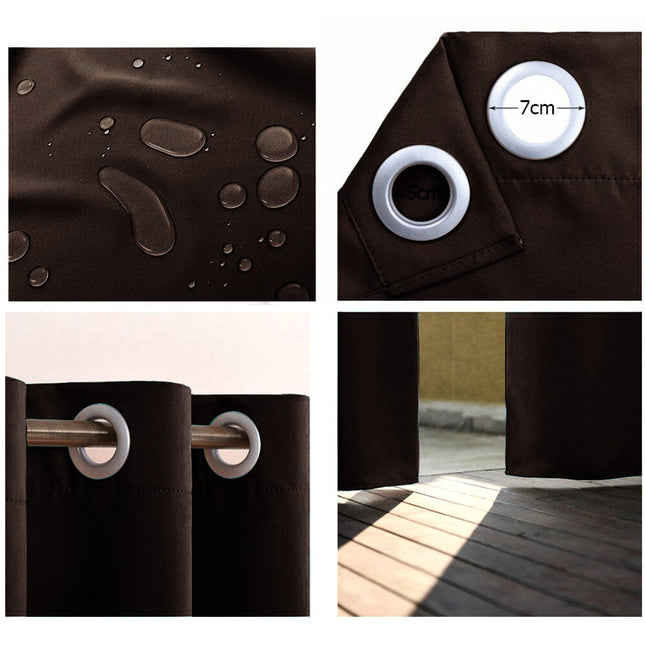 Waterdicht buitengordijn van zware kwaliteit