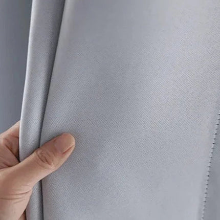 Kant-en-klaar wit overgordijn met ringen