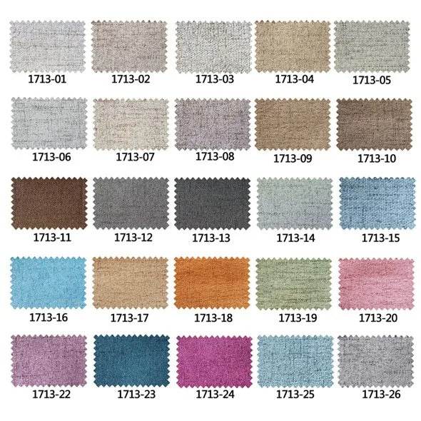 Grijs gordijn met linnenlook structuur