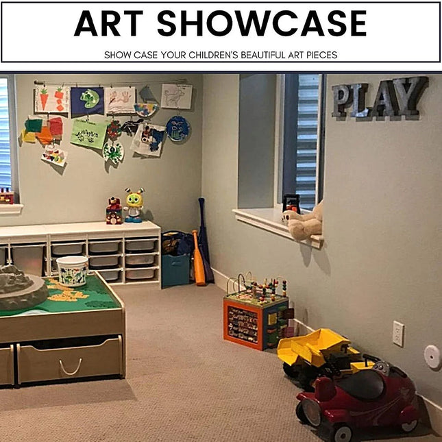 Complete staalkabel set voor gordijnophanging