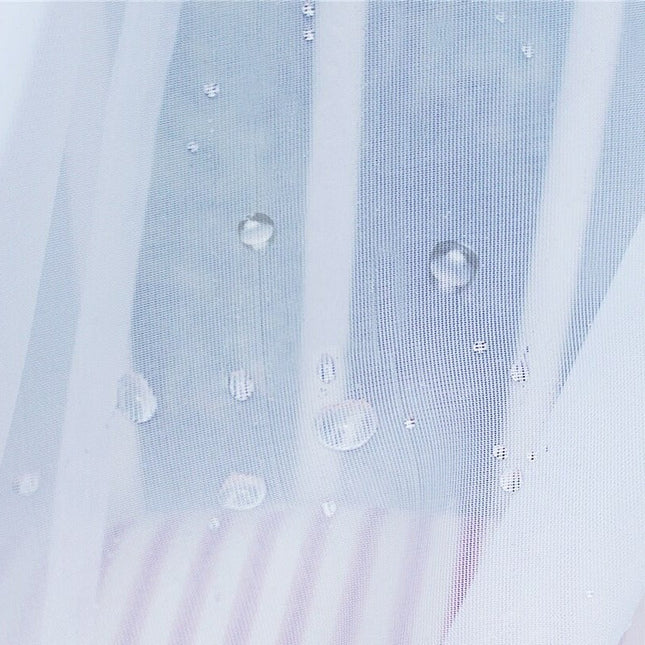 Lichtdoorlatend buitengordijn met ringen