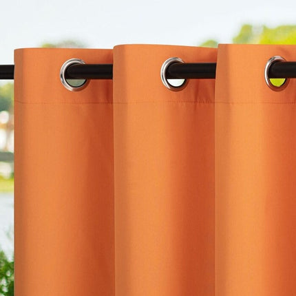 Waterdicht buitengordijn met ringen voor tuin