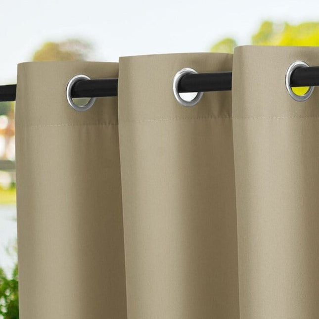 Zonwerend buitengordijn voor terras en tuin