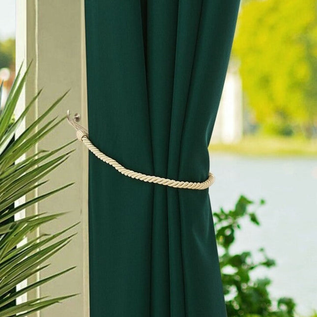 Waterdicht buitengordijn met ringen voor tuin