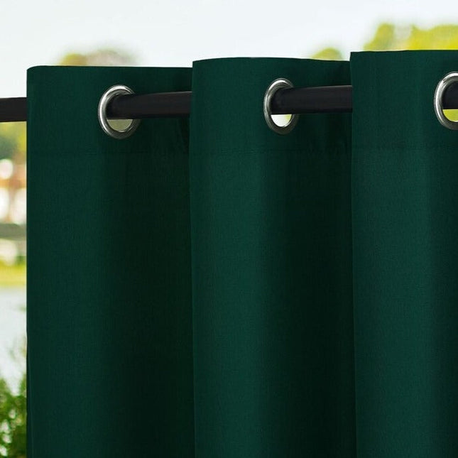 Waterdicht buitengordijn met ringen voor tuin