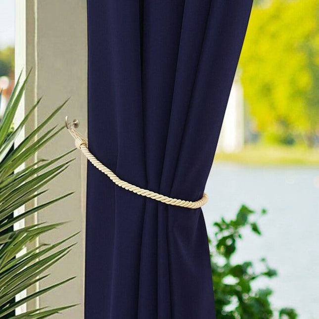 Waterdicht buitengordijn met ringen voor tuin