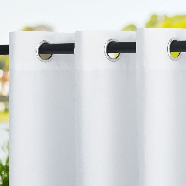 Waterdicht buitengordijn met ringen voor tuin