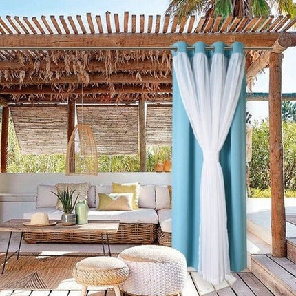 Waterafstotend tuingordijn voor balkon