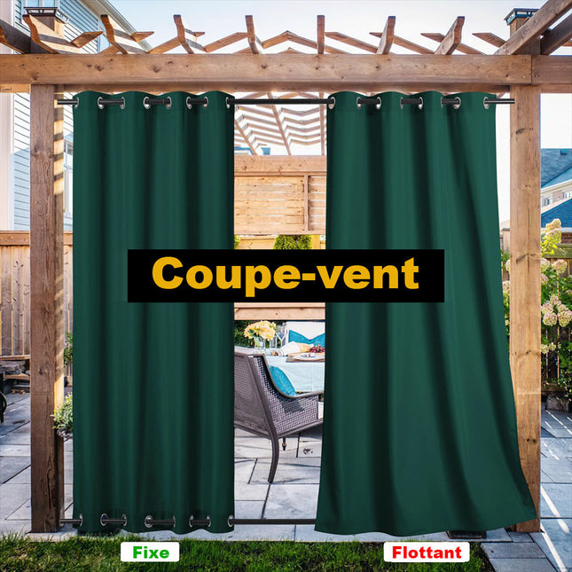 Zonwerend buitengordijn voor terras en tuin