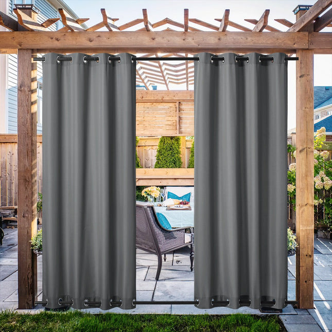 Zonwerend buitengordijn voor terras en tuin