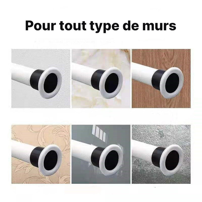 Moderne uitschuifbare gordijnroede