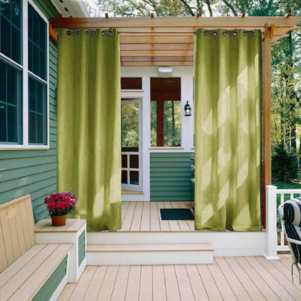 Buitengordijn met ringen voor tuin