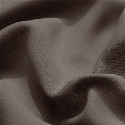 Waterdicht bruin buitengordijn met ringen