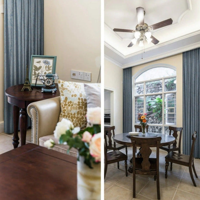 Jacquard verduisteringsgordijn met paisley patroon