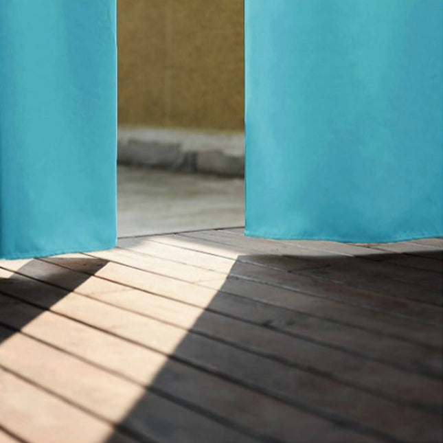 Waterdicht buitengordijn met lussen