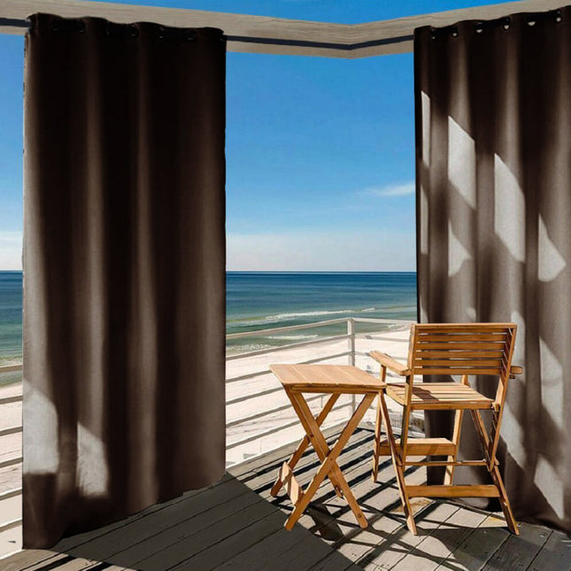 Waterdicht pergola gordijn voor terras