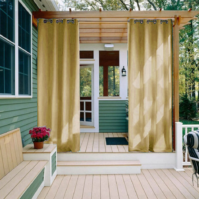 Waterdicht buitengordijn voor veranda