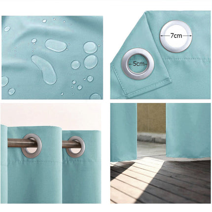 Weerbestendig buitengordijn voor tuinpaviljoen