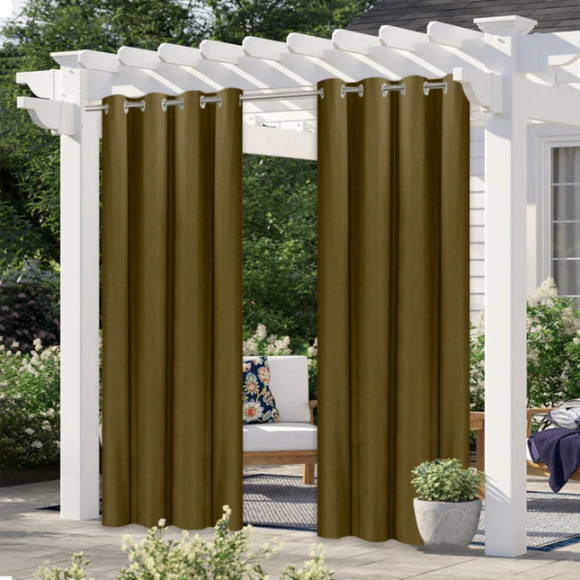 Zonwerend tuingordijn voor pergola en terras