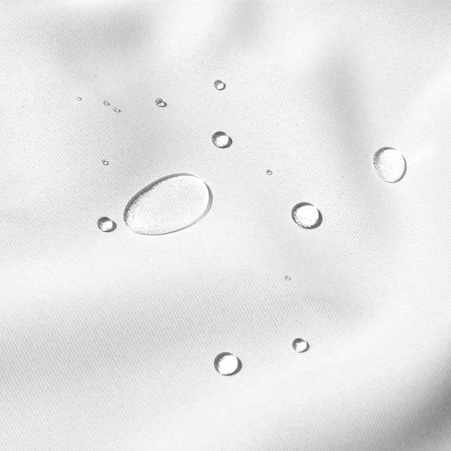 Buitengordijn met sfeervol bos patroon