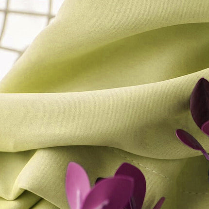 Geel Scandinavisch gordijn voor moderne woonkamer