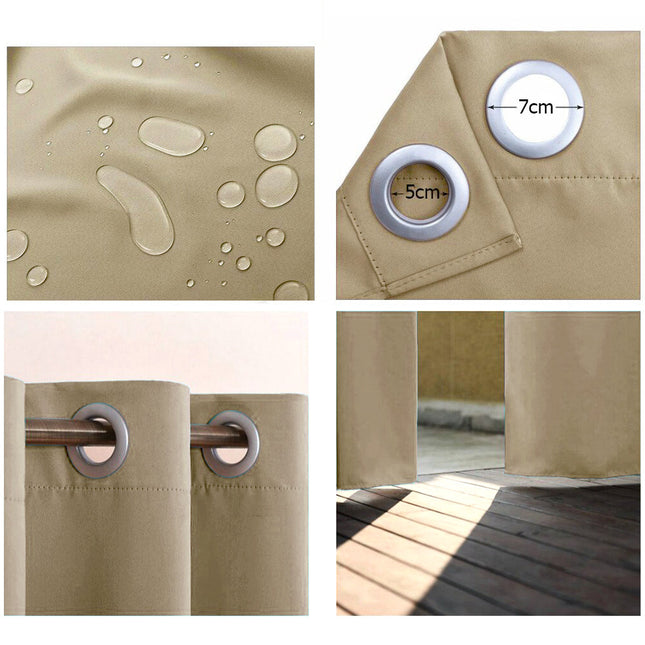 Waterdicht buitengordijn voor veranda