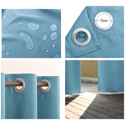 Waterdicht pergola gordijn voor beschutting buiten.