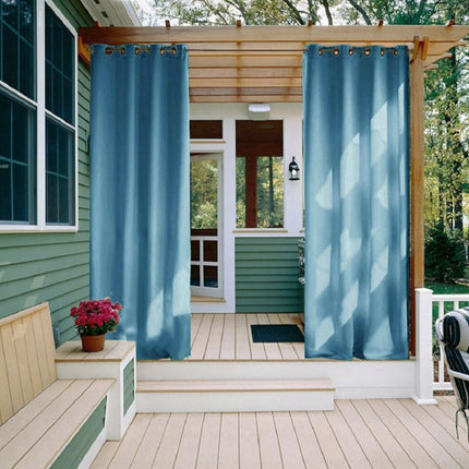 Waterdicht pergola gordijn voor beschutting buiten.