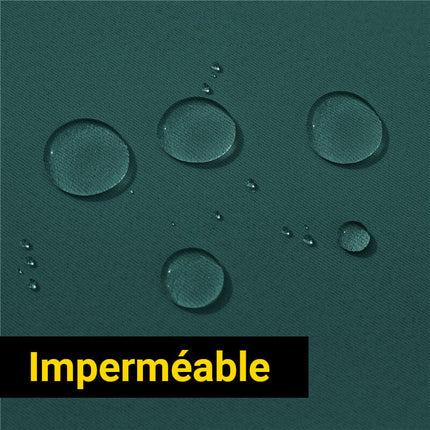 Effen waterdicht buitengordijn voor de tuin