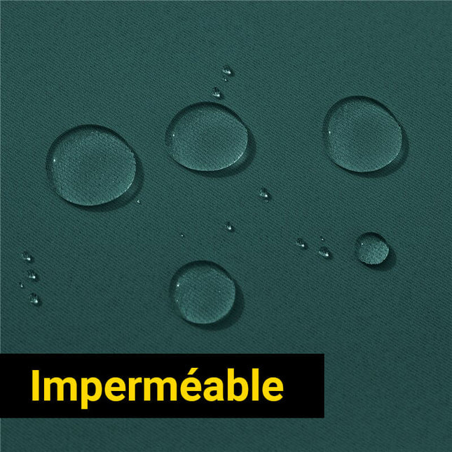 Effen waterdicht buitengordijn voor de tuin