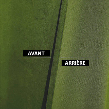 Thermisch verduisterend gordijn limegroen fluweel.