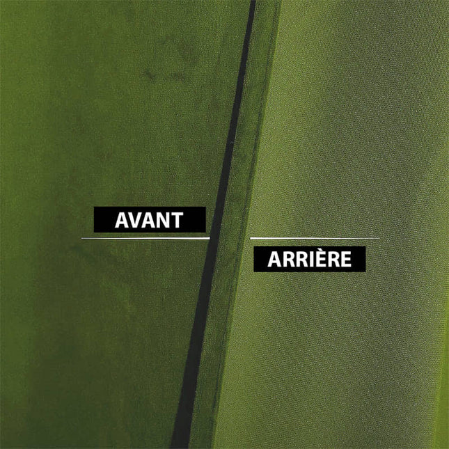 Thermisch verduisterend gordijn limegroen fluweel.