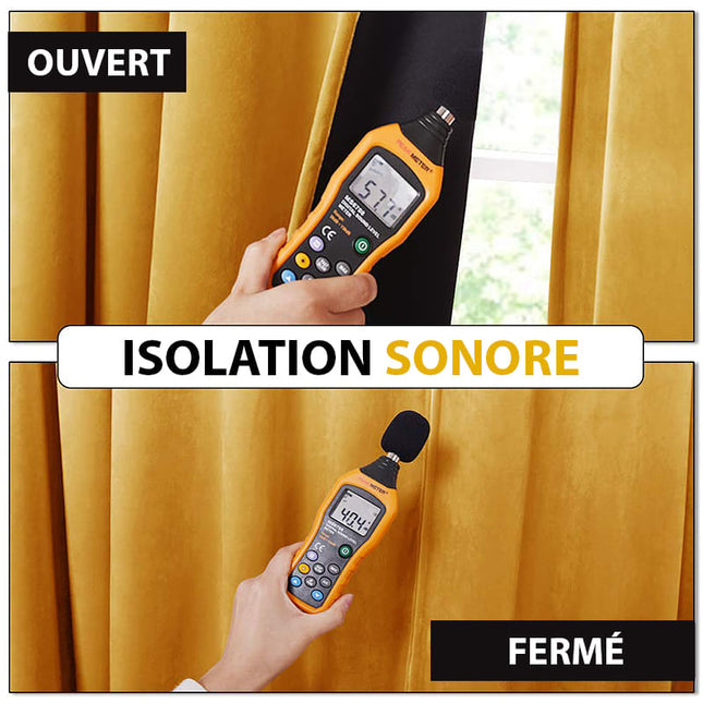 Mosterdgeel fluwelen verduisterend gordijn