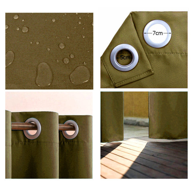 Zonwerend tuingordijn voor pergola en terras