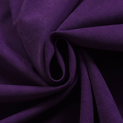 Paars verduisterend gordijn met ringen